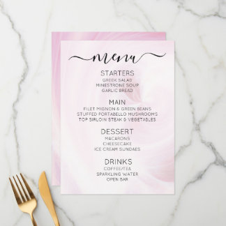 Create Your Own Custom White Light Swirls Menu
