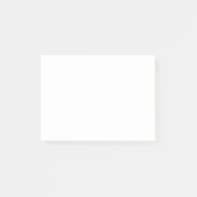 Create your own custom white  post-it notes (Front)