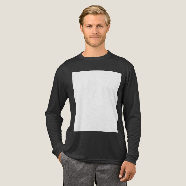Create your own custom white  Tri-Blend shirt (Full Front)