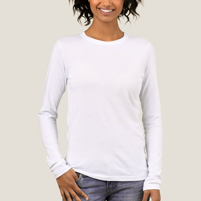 Create your own custom white  Tri-Blend shirt (Front)