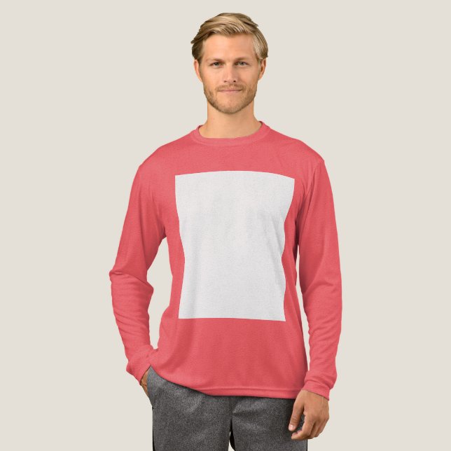 Create your own custom white  Tri-Blend shirt (Full Front)