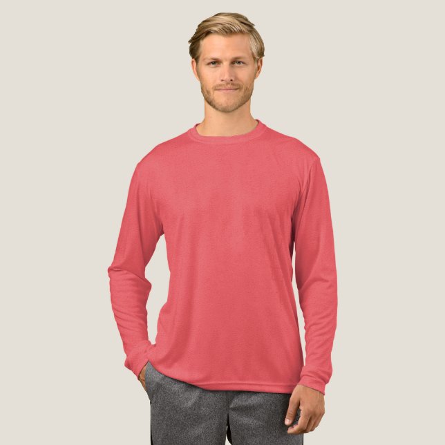 Create your own custom white  Tri-Blend shirt (Full Front)