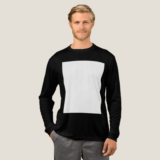 Create your own custom white  Tri-Blend shirt (Full Front)