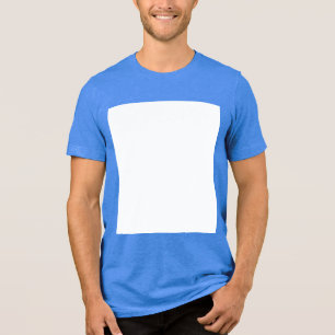 Create your own custom white Tri-Blend shirt