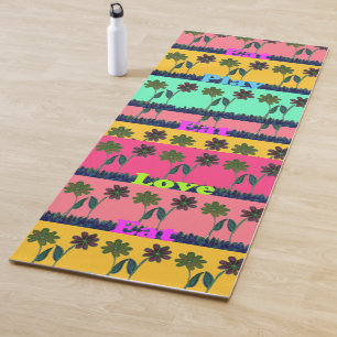 Create Your Own custom yoga eat love play ideas Mat