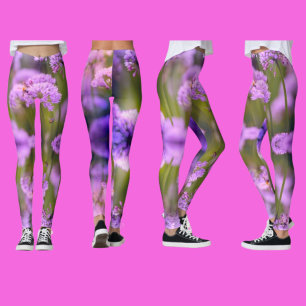Create Your Own Custom Yoga Wildflower on  Leggings