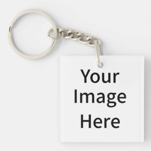 Create Your Own Custom Your Image Here Key Ring