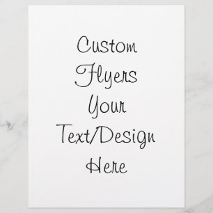 Create Your Own - Customise Blank Flyer