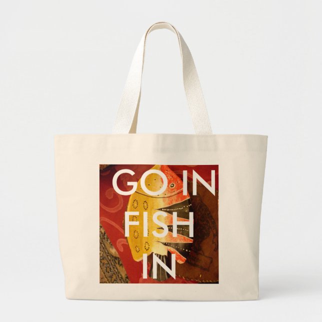 Create your own Customise Product Large Tote Bag (Front)