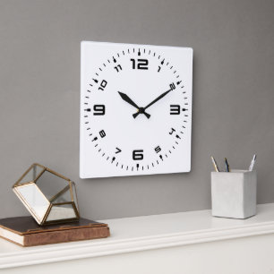 Create Your Own Customise Round  Square Wall Clock