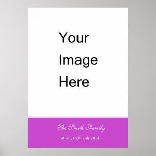 Create your own, customise Zazzle template Poster