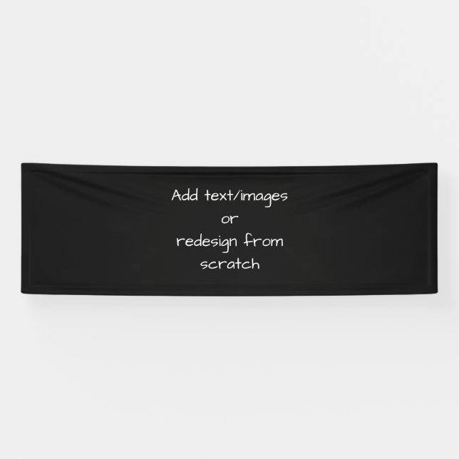 Create Your Own Customised Banner (Horizontal)