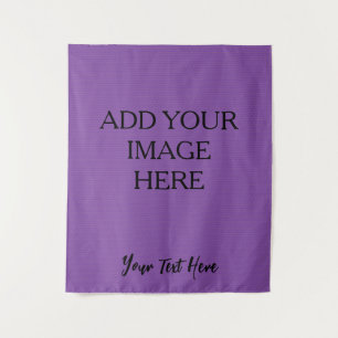 Create Your Own Customised Blank Purple Tapestry