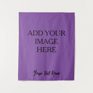 Create Your Own Customised Blank Purple Tapestry
