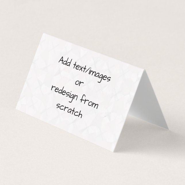 Create Your Own Customised Business Card (Front)