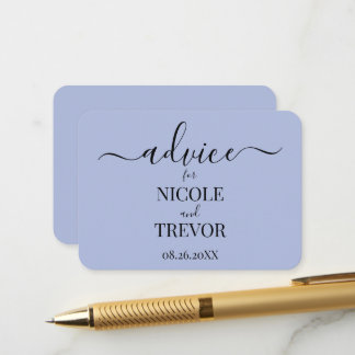 Create Your Own Customised Calligraphy Advice Card