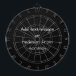 Create Your Own Customised Dartboard<br><div class="desc">Create your own fully customised merch from scratch by replacing the background image currently displayed on this product with an image of your own! Add your own text if desired and choose your favourite colours and styles.</div>