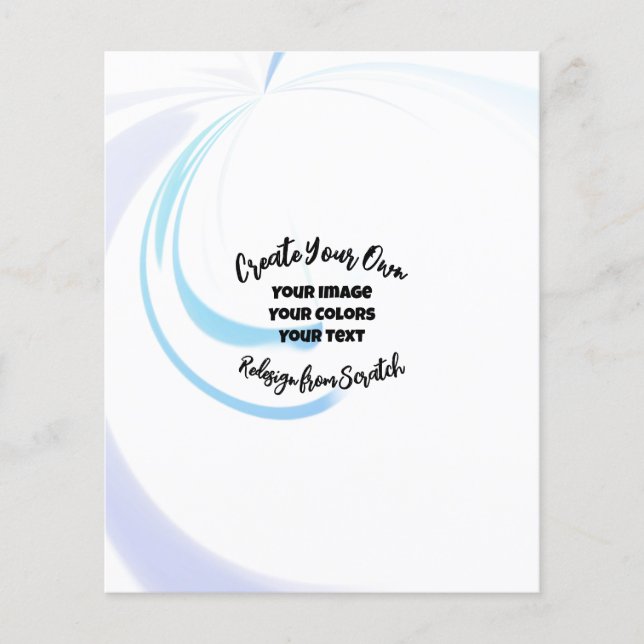 Create Your Own Customised Flyer (Front)