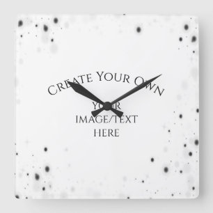Create Your Own Customised High Quality Square Wall Clock