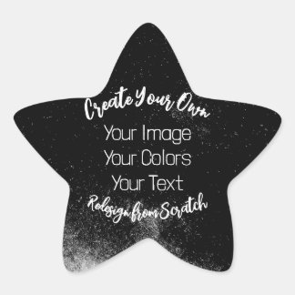 Create Your Own Customised Star Sticker