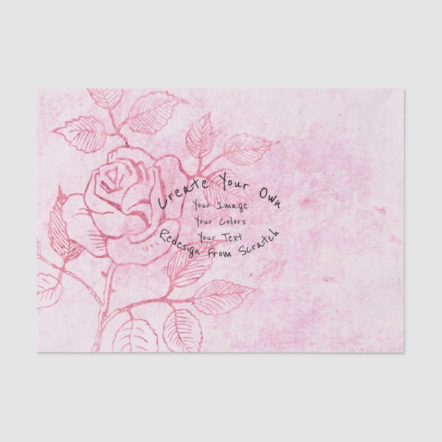 Create Your Own Customised Tissue Paper (Front)