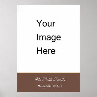 Create your own, customize Zazzle template Poster