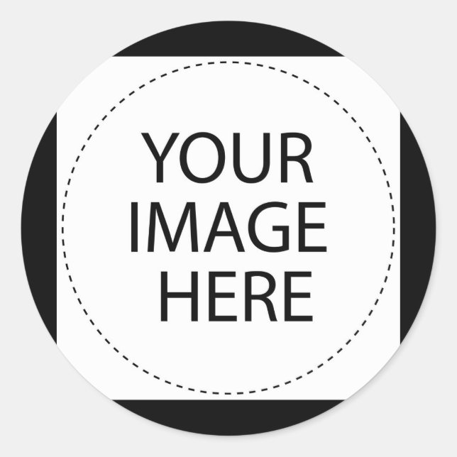 CREATE YOUR OWN CUSTOMIZED CLASSIC ROUND STICKER (Front)