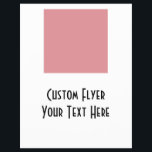 CREATE YOUR OWN CUSTOMIZED FLYER<br><div class="desc">Design your own custom clothing, gifts, novelties, collectibles, party favours and more. Upload your own artwork or photos, add your own words and choose from hundreds of cool fonts and unlimited background colours. Easy to personalise! Great for all occasions, design custom stuff the way you want it, when you need...</div>