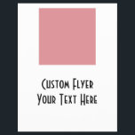 CREATE YOUR OWN CUSTOMIZED FLYER<br><div class="desc">Design your own custom clothing, gifts, novelties, collectibles, party favours and more. Upload your own artwork or photos, add your own words and choose from hundreds of cool fonts and unlimited background colours. Easy to personalise! Great for all occasions, design custom stuff the way you want it, when you need...</div>