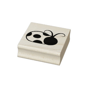 Create Your Own Cute Ladybug Beetle Rubber Stamp