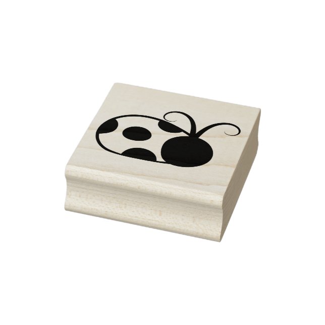 Create Your Own Cute Ladybug Beetle Rubber Stamp (Stamp)