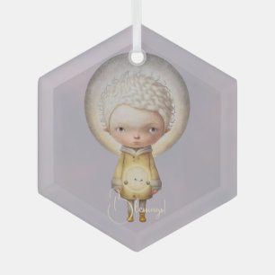 Create Your Own Cute Moon Boy Glass Tree Decoration