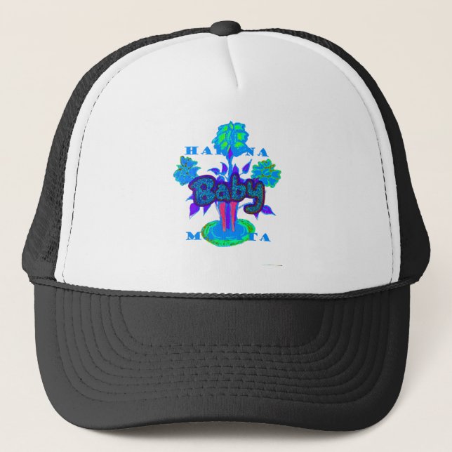 Create Your Own Cute Nice Lovely Glitter Baby   Trucker Hat (Front)