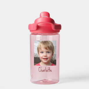 Create Your Own Cute Photo Girl Name Water Bottle