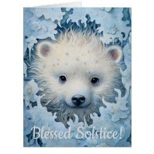 Create Your Own Cute Winter Solstice Bear Cub