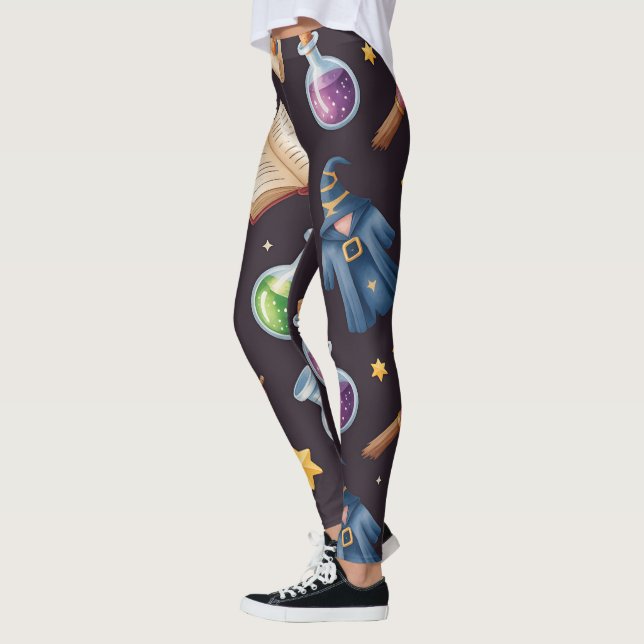 Create Your Own Cute Wizard Supplies Brown Leggings (Left)