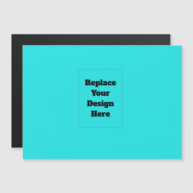 Create Your Own cyan (Front/Back)