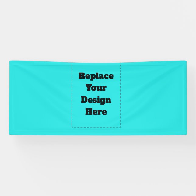 Create Your Own cyan Banner (Horizontal)