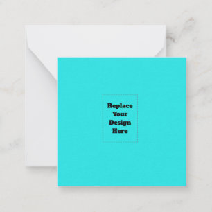 Create Your Own cyan Card