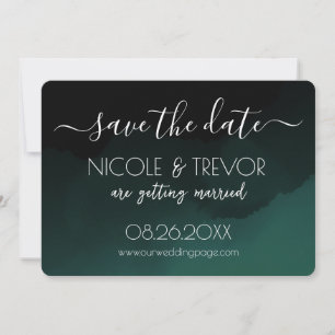 Create Your Own - Dark Colourized Ombré Save The Date