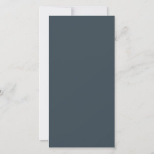 Create Your Own dark gray azure Flat Card