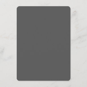 Create Your Own dark gray Custom Design Advice Card