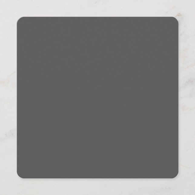 Create Your Own dark gray Custom Design Advice Card (Front)