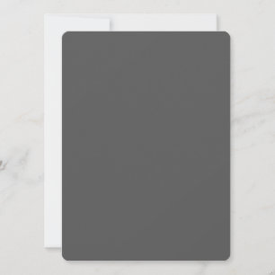 Create Your Own dark gray Custom Design Announcement