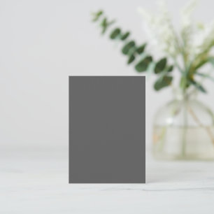 Create Your Own dark gray Custom Design Appointment Card