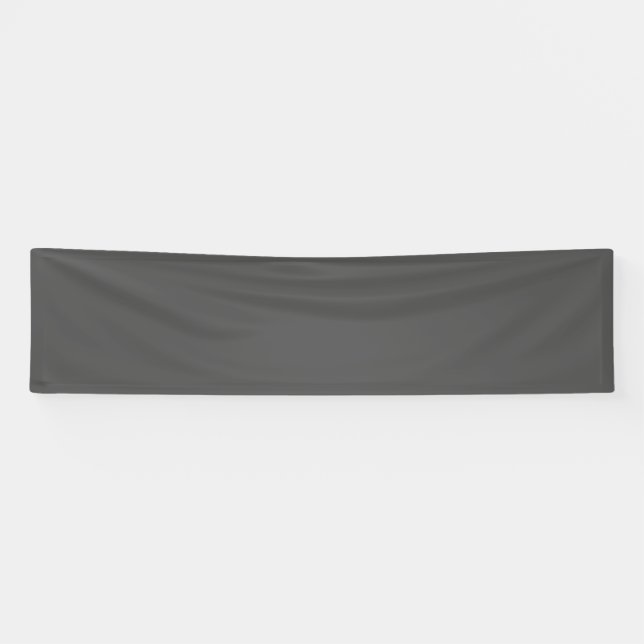 Create Your Own dark gray Custom Design Banner (Horizontal)