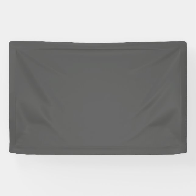 Create Your Own dark gray Custom Design Banner (Horizontal)