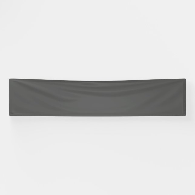 Create Your Own dark gray Custom Design Banner (Horizontal)