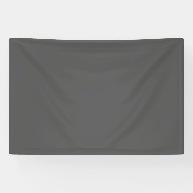 Create Your Own dark gray Custom Design Banner (Horizontal)