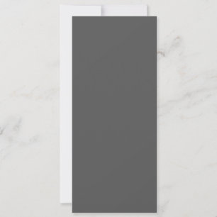 Create Your Own dark gray Custom Design Card